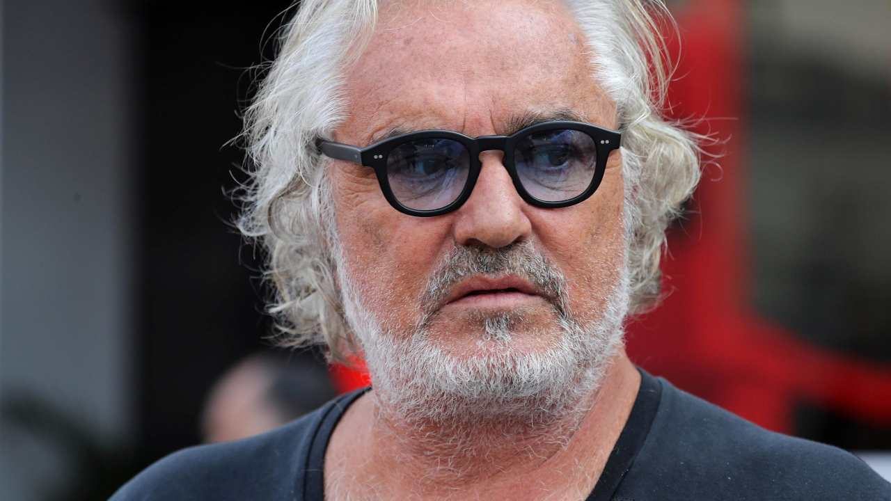 Flavio Briatore occhiali a specchio