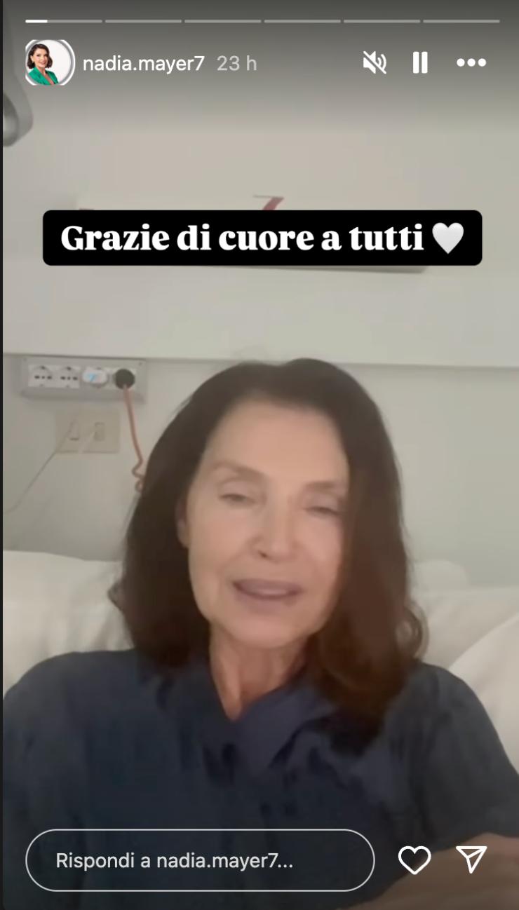 Nadia Mayer aggiornamenti salute